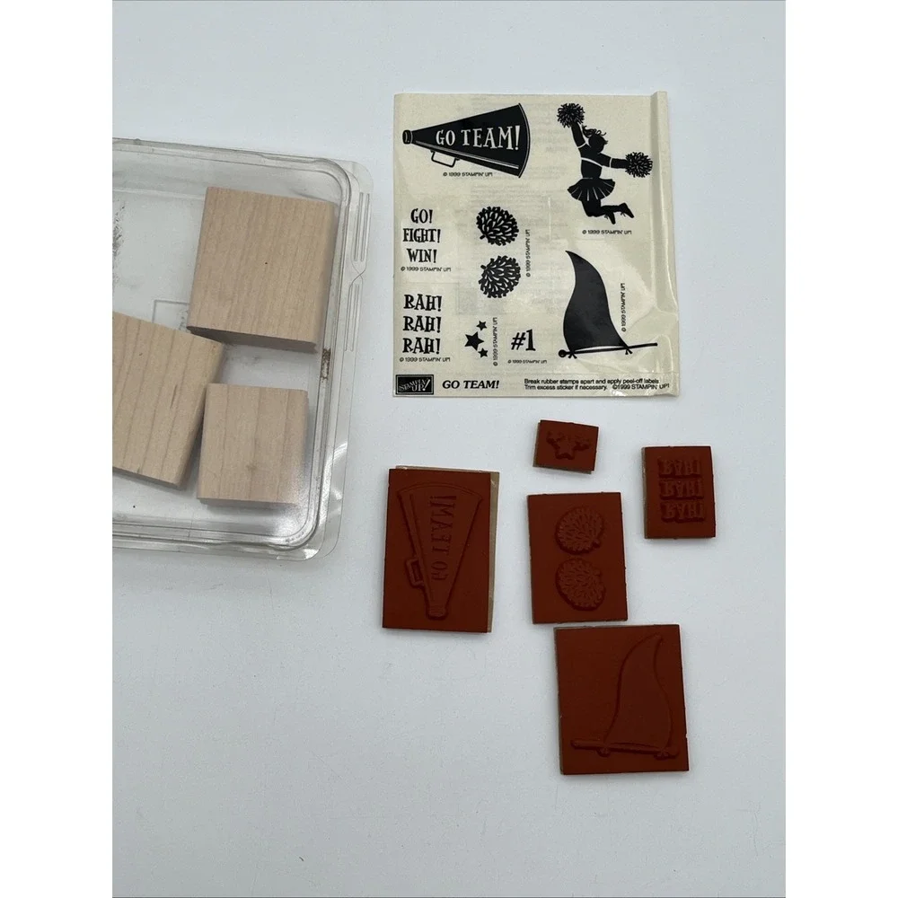 Mixed‎ Lot Cling Rubber Stamps Stampin' Up Hero Arts TPC Studio